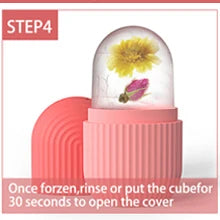 ❄️AUREA CHIC IceLuxe  Roller & Silicone Cube Tray Facial Massager